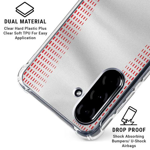 Tunisia Soccer Flag Galaxy A36 5G Clear Case